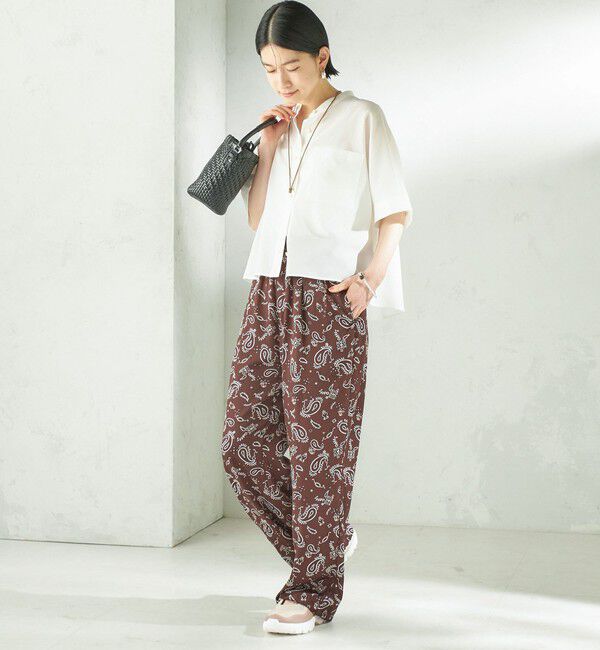 SHIPS for women「【SHIPS別注】TICCA&times;manipuri:〈手洗い可能〉プリント パンツ」|その他|