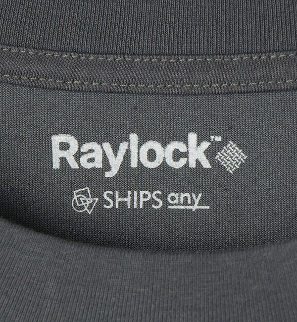 SHIPS any「SHIPS any:〈接触冷感/吸水速乾/UVカット/遮熱〉Raylock フットボール Tシャツ◇」|Tシャツ・カットソー|