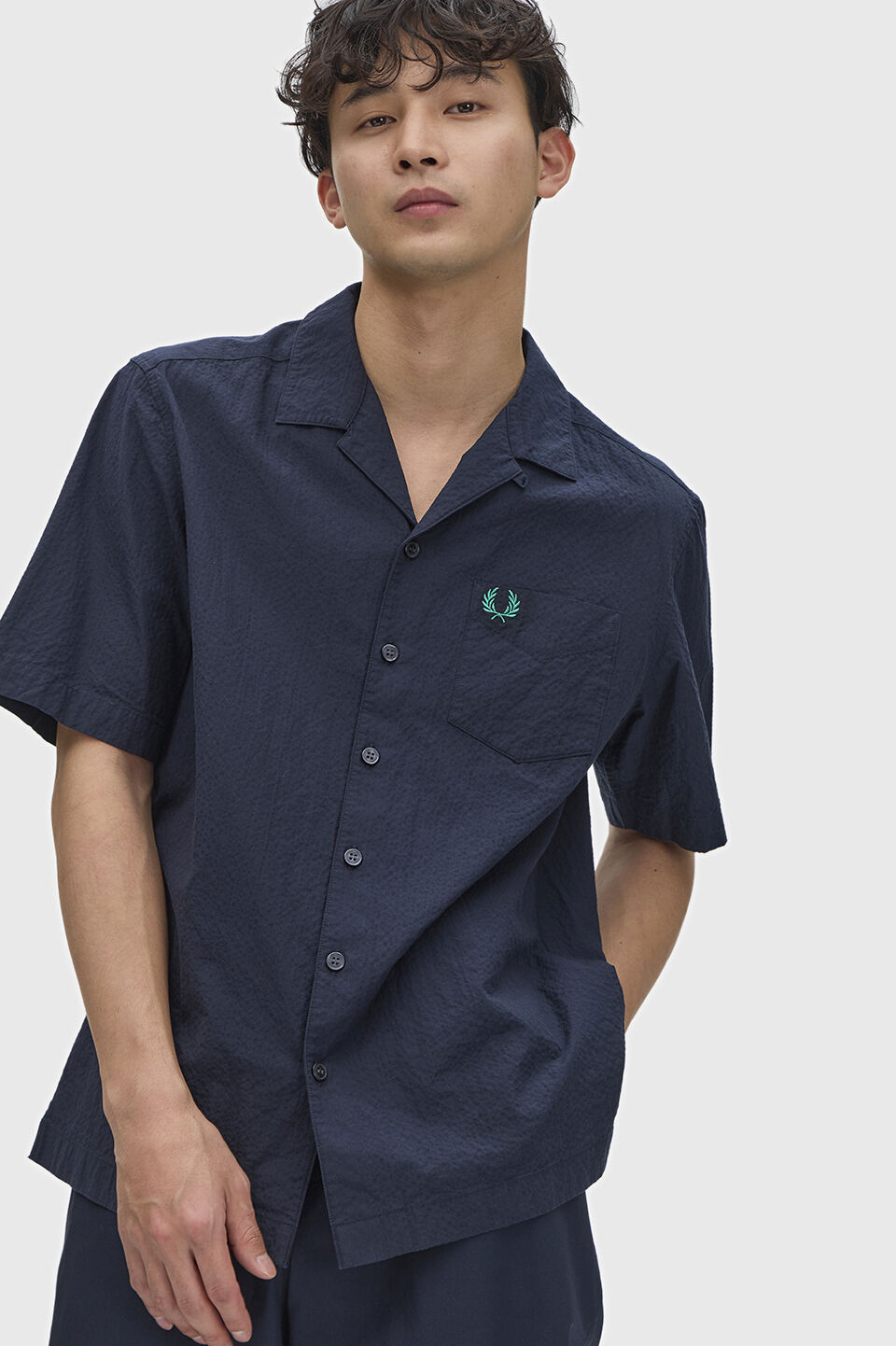FRED PERRY 「Seersucker Revere Collar Shirt」|シャツ・ブラウス|