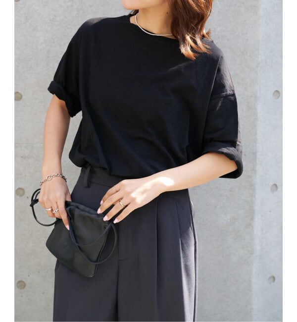 OUTDOOR PRODUCTS Usual Things「追加》スラブテンジク 五分袖TEE」|Tシャツ・カットソー|
