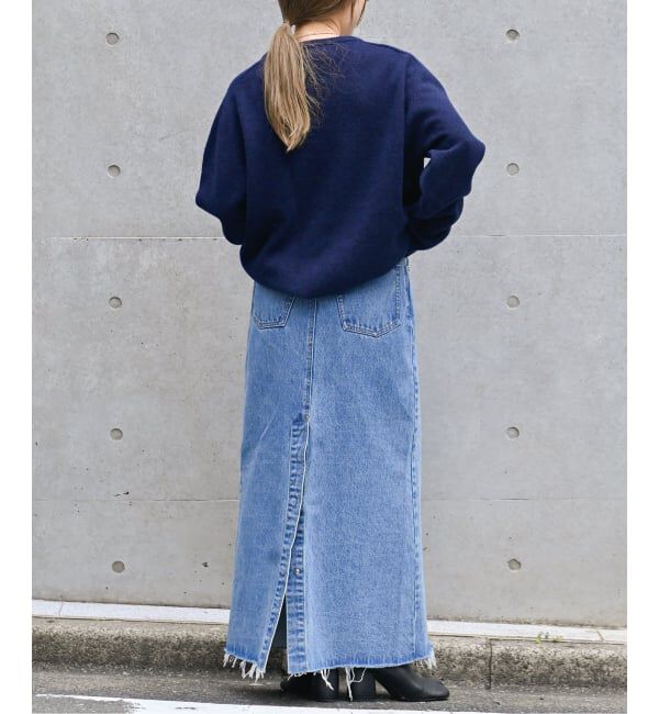 OUTDOOR PRODUCTS Usual Things「≪予約≫追加6 ULTデニムスリットリーンスカート」|スカート|
