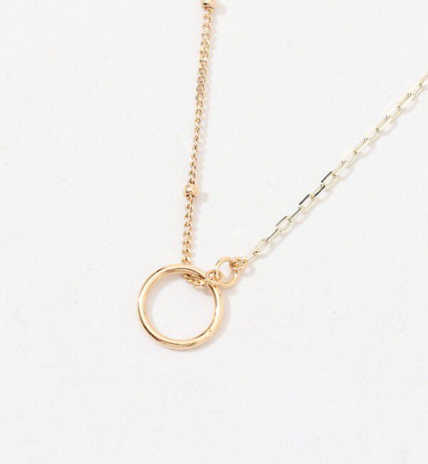 TOMORROWLAND GOODS「【別注】Hirotaka&times;TOMORROWLAND ミックスチェーン&times;リング ネックレス」|ネックレス|