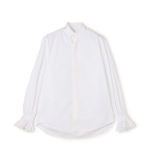TOMORROWLAND BUYING WEAR「BOURRIENNE BOUDOIR コットン スタンドカラーシャツ」|シャツ・ブラウス|11 ホワイト