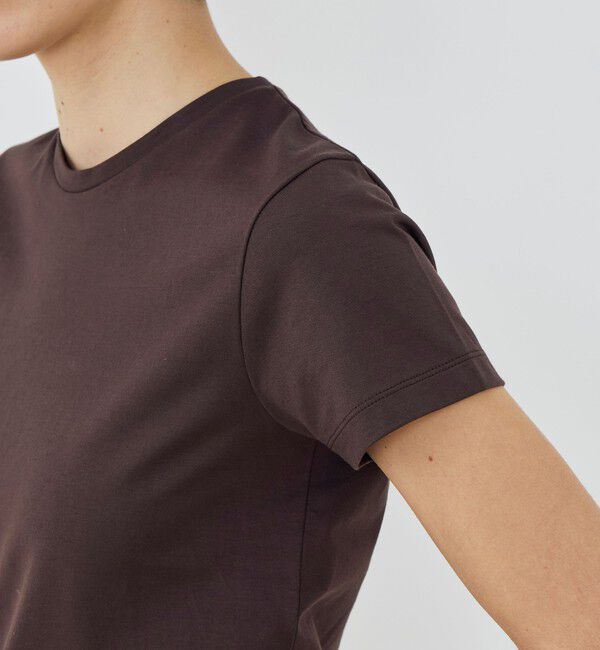 GALERIE VIE「ファインコットン クルーネックプルオーバー」|Tシャツ・カットソー|