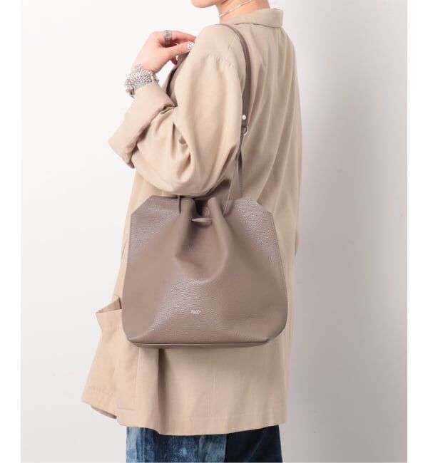  「【blancle/ ブランクレ】Drape drawstring bag」|ショルダー・メッセンジャー|