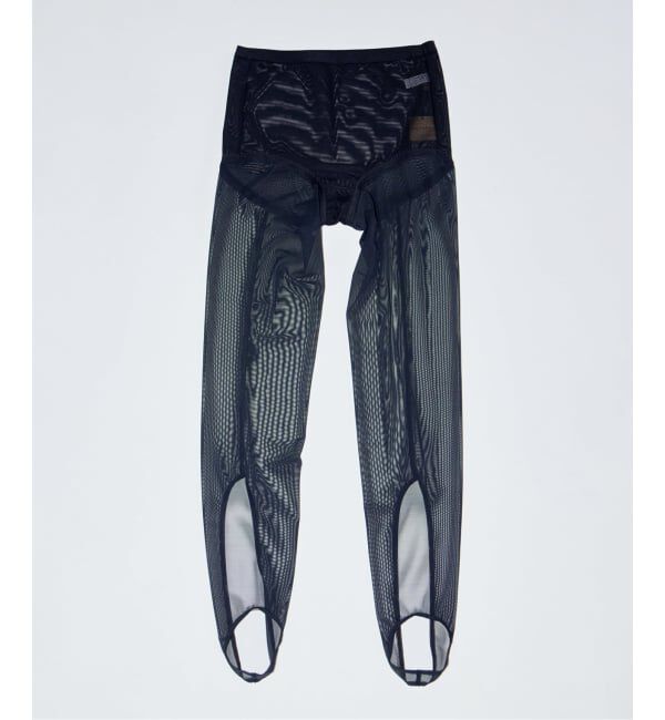  「OVERNEATH NET LEGGINGS073：レギンス」|レギンス・スパッツ|ブラック