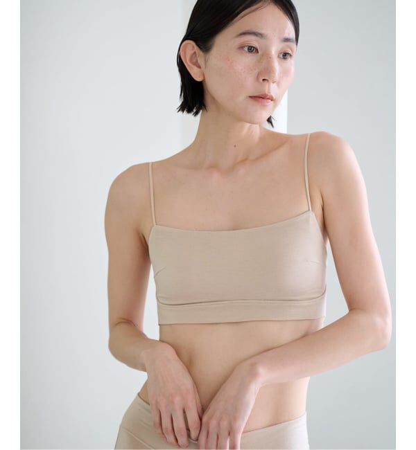 EMILYWEEK「《追加予約》[ACTIVE]Bamboo ストレッチブラ（ベージュ）」|インナー|ベージュ