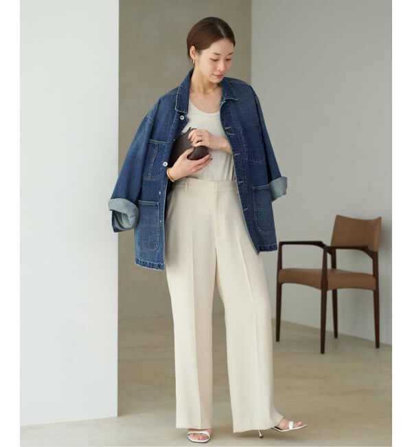 Plage「《WEB限定追加》coverall 2」|デニムジャケット|
