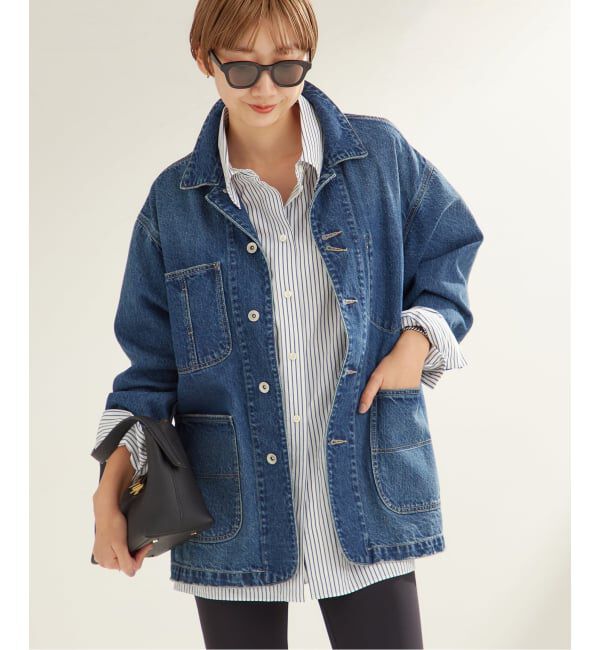 Plage「《WEB限定追加》coverall 2」|デニムジャケット|