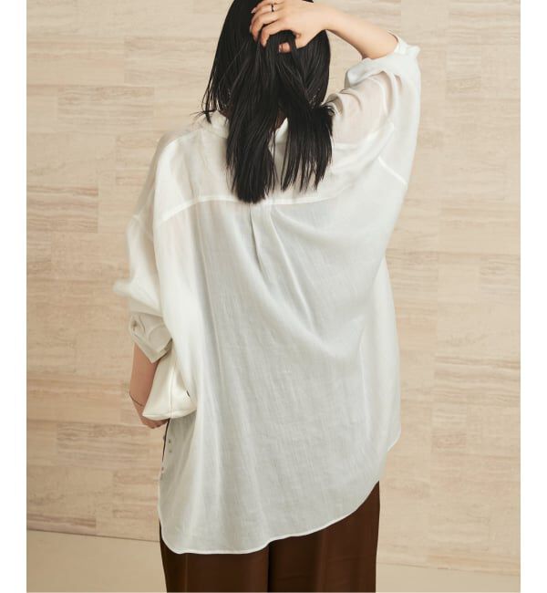 Plage「RAMIE LYOCELL VOLUME シャツ」|シャツ・ブラウス|