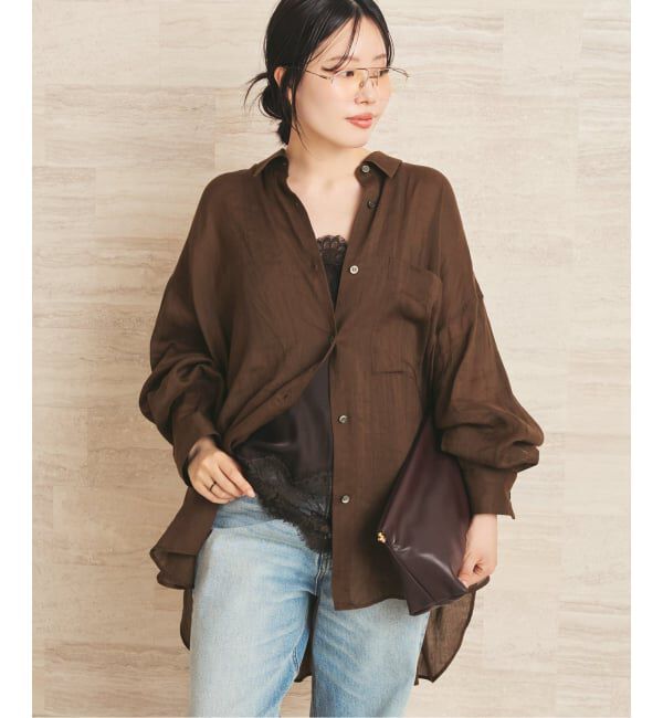Plage「RAMIE LYOCELL VOLUME シャツ」|シャツ・ブラウス|