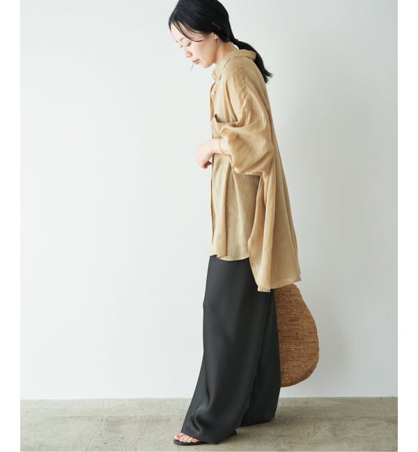 Plage「RAMIE LYOCELL VOLUME シャツ」|シャツ・ブラウス|