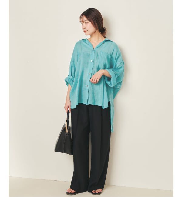 Plage「RAMIE LYOCELL VOLUME シャツ」|シャツ・ブラウス|