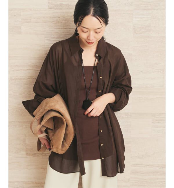 Plage「new cotton sheer シャツ」|シャツ・ブラウス|
