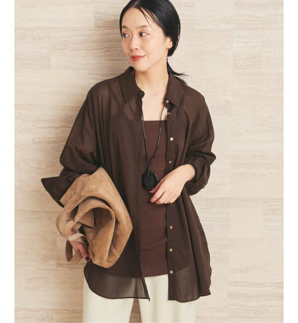 Plage「new cotton sheer シャツ」|シャツ・ブラウス|