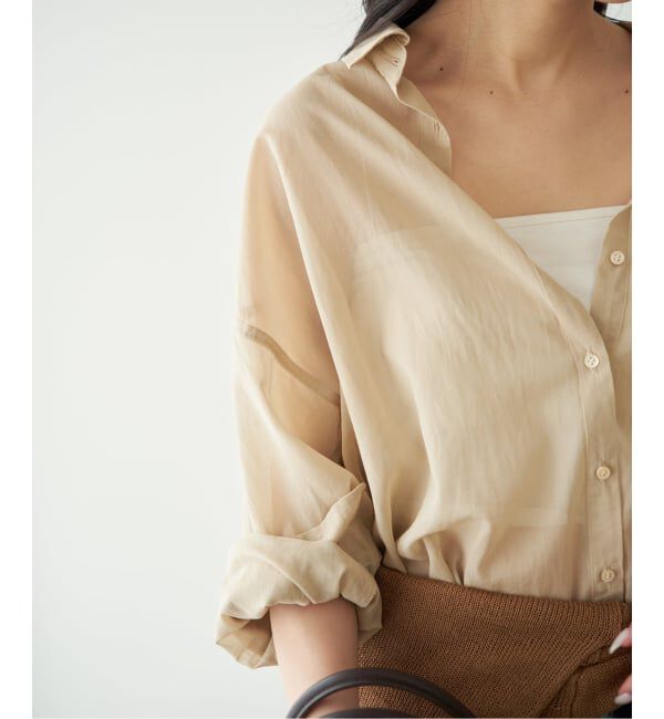 Plage「new cotton sheer シャツ」|シャツ・ブラウス|