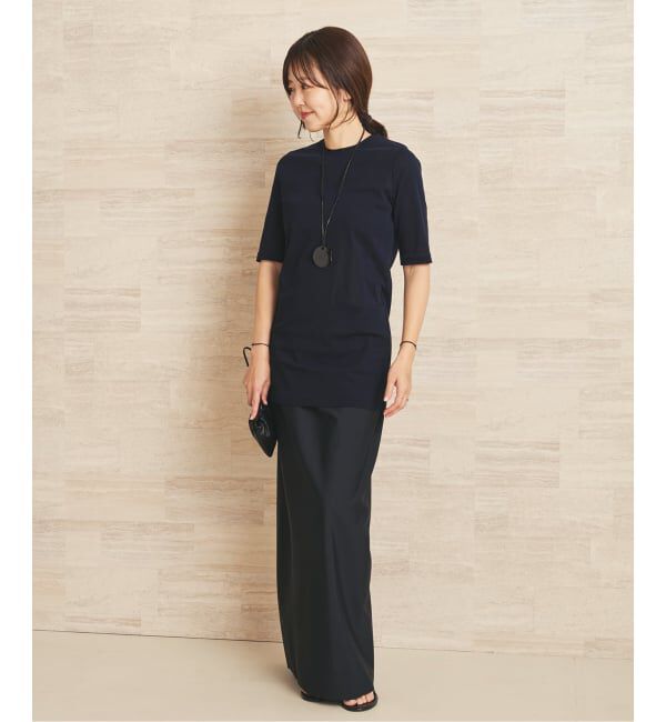 Plage「《一部店舗・WEB限定》LIGHT SHEER ハーフスリーブ Tシャツ」|Tシャツ・カットソー|