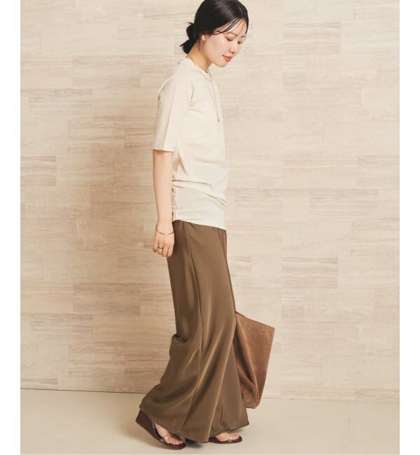 Plage「《一部店舗・WEB限定》LIGHT SHEER ハーフスリーブ Tシャツ」|Tシャツ・カットソー|