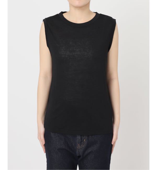SLOBE IENA「《追加》スラブ天竺ノースリーブTEE」|Tシャツ・カットソー|