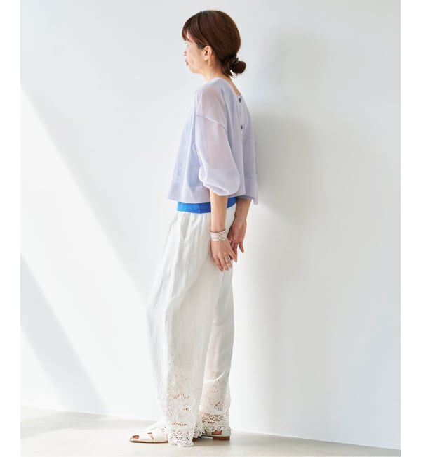 IENA「《追加3》FILMY COTTONカーディガン」|カーディガン|