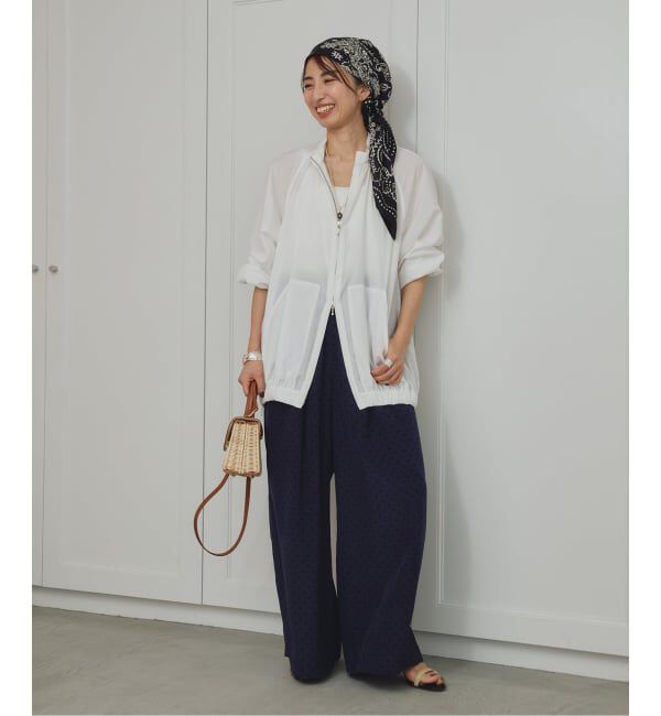 VERMEIL par iena「《手洗い可》ドットワイドパンツ」|その他|