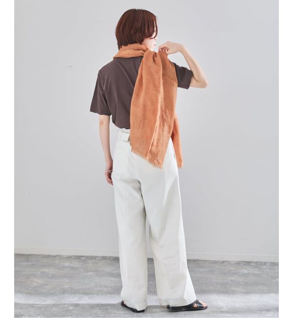 IENA「NIMNIMDUAI/ニムニムデュアイ PLAIN GAUZE STOLE ストール」|ストール|