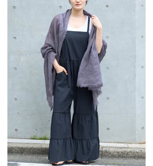 IENA「NIMNIMDUAI/ニムニムデュアイ PLAIN GAUZE STOLE ストール」|ストール|