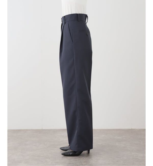 VERMEIL par iena「《手洗い可》チノライクタックワイドパンツ」|チノ|