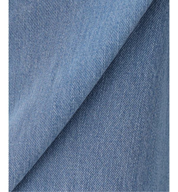SLOBE IENA「LE DENIM DRAW WAISTバギーパンツ」|デニム|