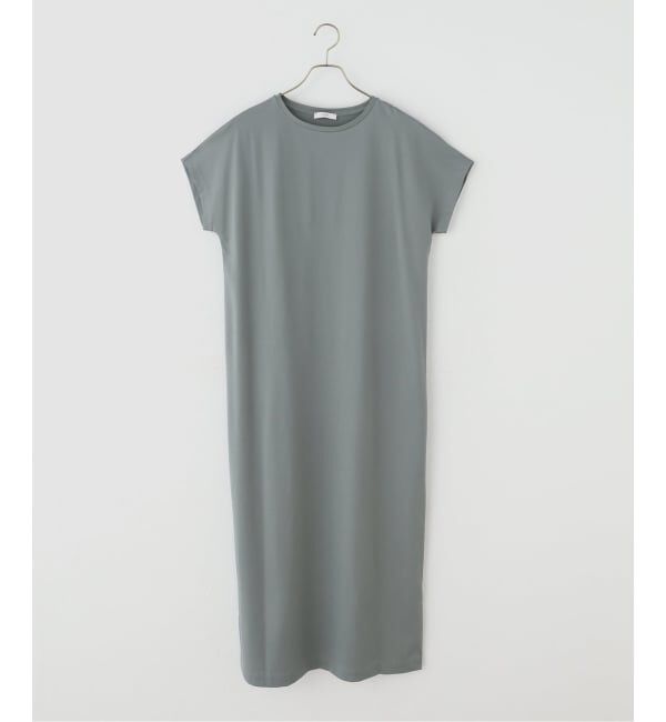 IENA「ATON/エイトン SUVIN 60/2 CAP SLEEVE DRESS ワンピース」|ワンピース|