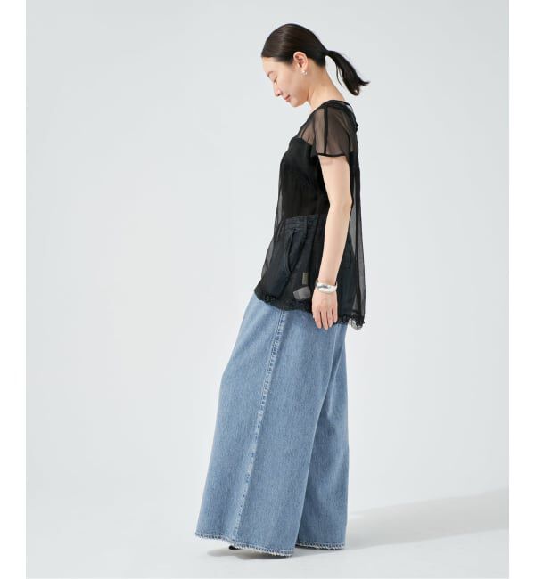 VERMEIL par iena「Raspail ラスパイユ Lace Swithed ブラウス RB-277」|シャツ・ブラウス|