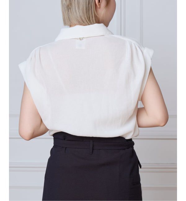 IENA LA BOUCLE「seya. セヤ MESH POLO NK07318J26」|ポロシャツ|