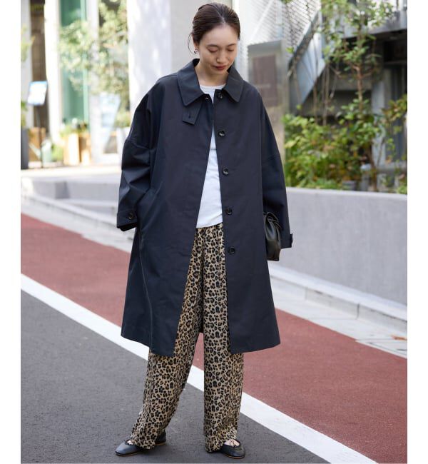SLOBE IENA「《WEB限定/追加予約》ドルマンスリーブコート」|ステンカラーコート|