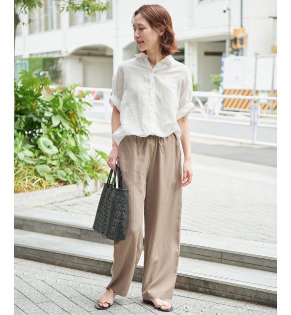 SLOBE IENA「《追加予約》LETRA/レトラ メルカドバッグ S SIZE」|トートバッグ|