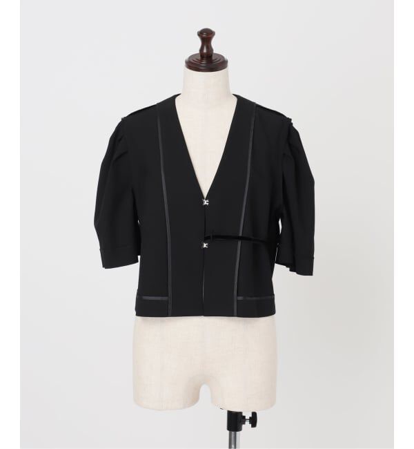 IENA「《セットアップ対応/一部店舗限定》カルゼショート丈パフジャケット」|その他|