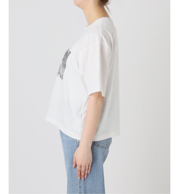 IENA「コットンフォトプリント ロゴTシャツ」|Tシャツ・カットソー|