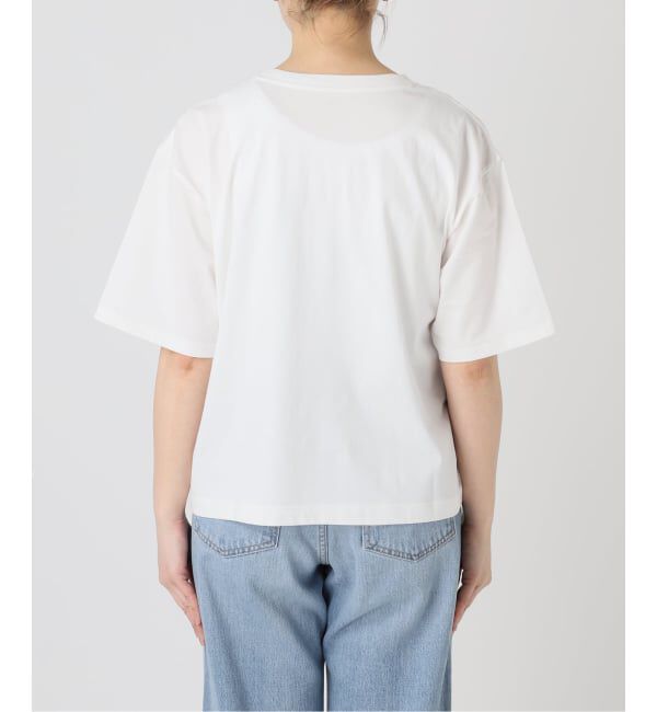 IENA「コットンフォトプリント ロゴTシャツ」|Tシャツ・カットソー|