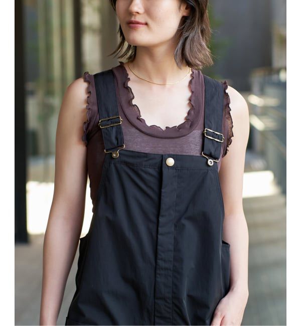 IENA LA BOUCLE「《追加予約》seamless basic./シームレスベーシック Flounce タンクトップ」|タンクトップ|