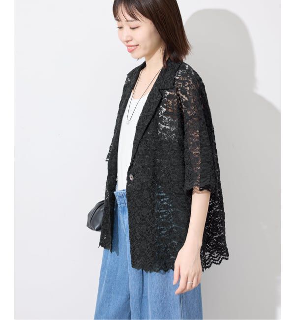 SLOBE IENA「《予約》レースシャツジャケット」|その他|
