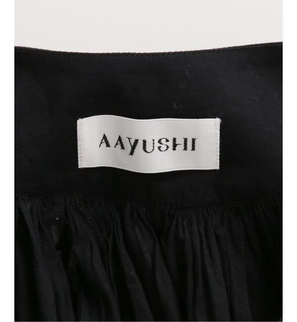 IENA「《新色/追加予約》AAYUSHI/アユーシ レイヤードラッフルブラウス SFN0715」|シャツ・ブラウス|