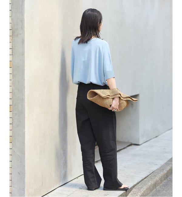 JOURNAL STANDARD「《追加2》ウォッシャブルコットンリネVISストレートパンツ」|その他|