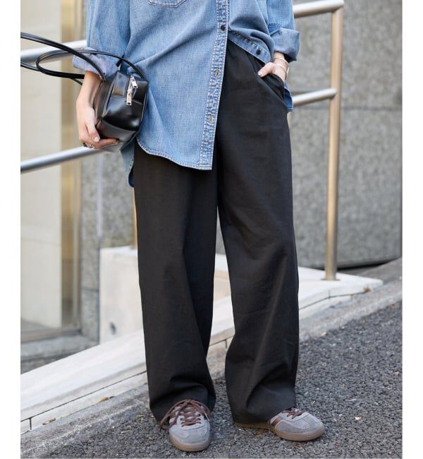 JOURNAL STANDARD「《追加2》ウォッシャブルコットンリネVISストレートパンツ」|その他|