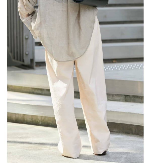 JOURNAL STANDARD「《追加2》ウォッシャブルコットンリネVISストレートパンツ」|その他|