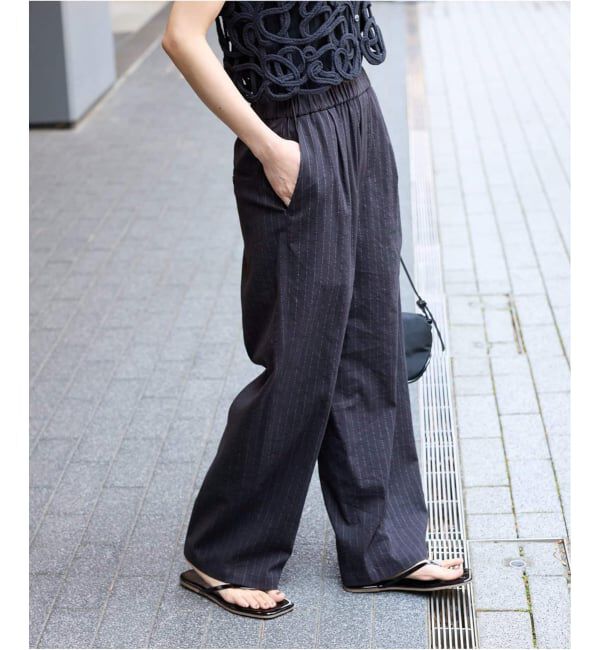 JOURNAL STANDARD「《追加2》ウォッシャブルコットンリネVISストレートパンツ」|その他|
