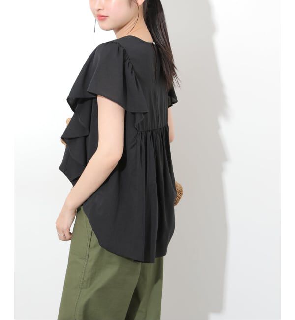 JOURNAL STANDARD relume「ラミーボイルクロスラッフルブラウス」|シャツ・ブラウス|