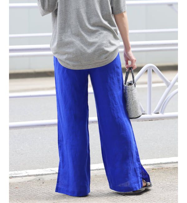 JOURNAL STANDARD relume「《一部WEB限定追加2》麻スリットイージーパンツ」|その他|