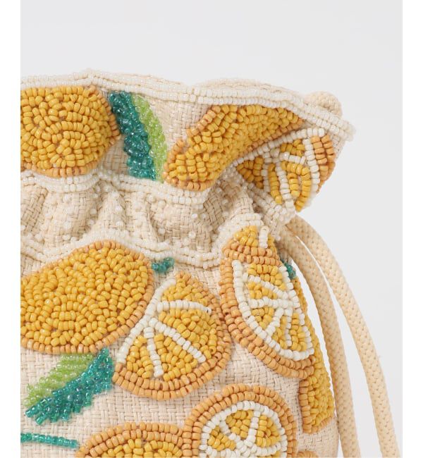journal standard L'essage「《予約》MARCHER/マルシェ ビーズショルダーバッグ CITRON」|ショルダー・メッセンジャー|