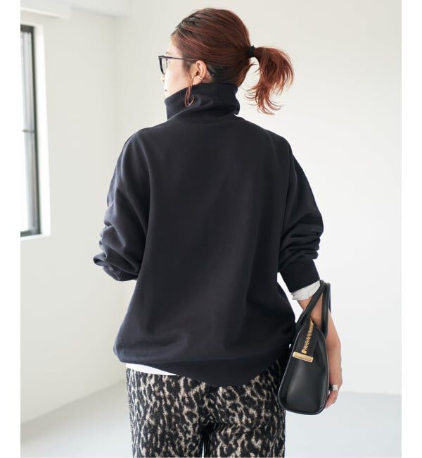 Spick and Span「《WEB限定 / 追加》裏毛ハイネックプルオーバー」|スウェット・ジャージ|