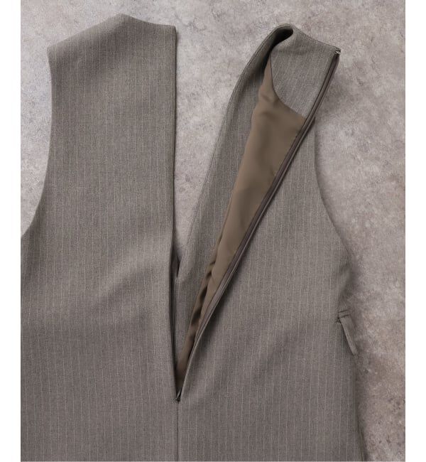 Spick and Span「《WEB限定 / 追加》ダブルクロスVネックワンピース」|ワンピース|
