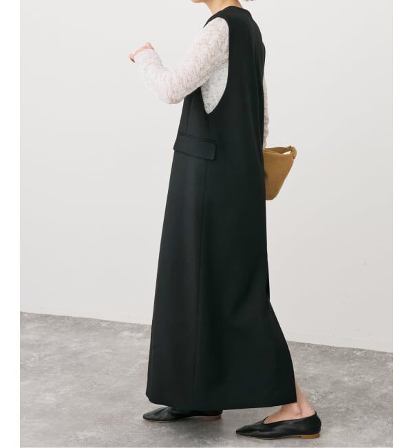 Spick and Span「《WEB限定 / 追加》ダブルクロスVネックワンピース」|ワンピース|